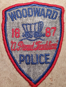 OK Woodward Oklahoma Police Shoulder Patch