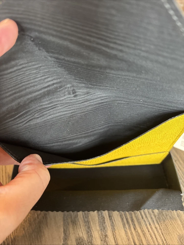 Raika желтый кожаный фото конверт новый 6,75 «x 4,75» новый - Изображение 4 из 4