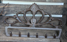 ❤5 er Hakenleiste  Wandhaken  Gusseisen Shabby Antiklook 2014316929410 Romantik❤