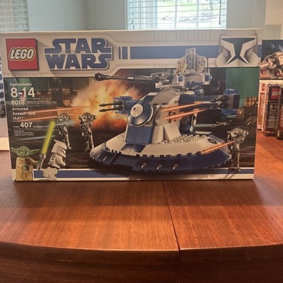 LEGO Star Wars Armored Assault Tank AAT 8018 Complete Set 407 Pieces Ages 8-14