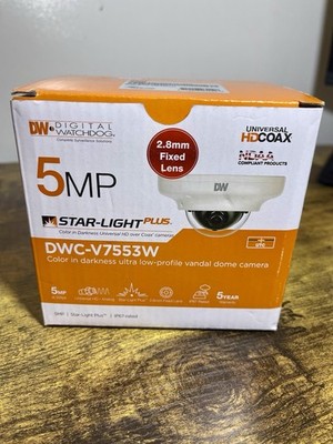 Digital Watchdog DWC-V7553W 5MP Star-Light Plus Vandal Dome Camera Night Vision