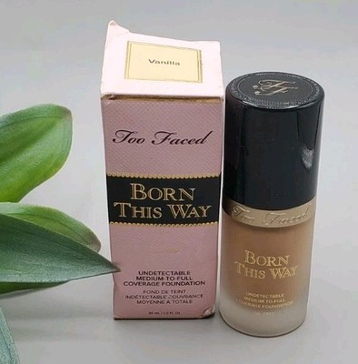 Too Faced Vanilla Born This Way 1 fl oz New In Box 