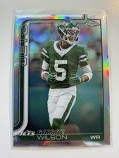 2025 Topps Chrome Football Garrett Wilson Refractor