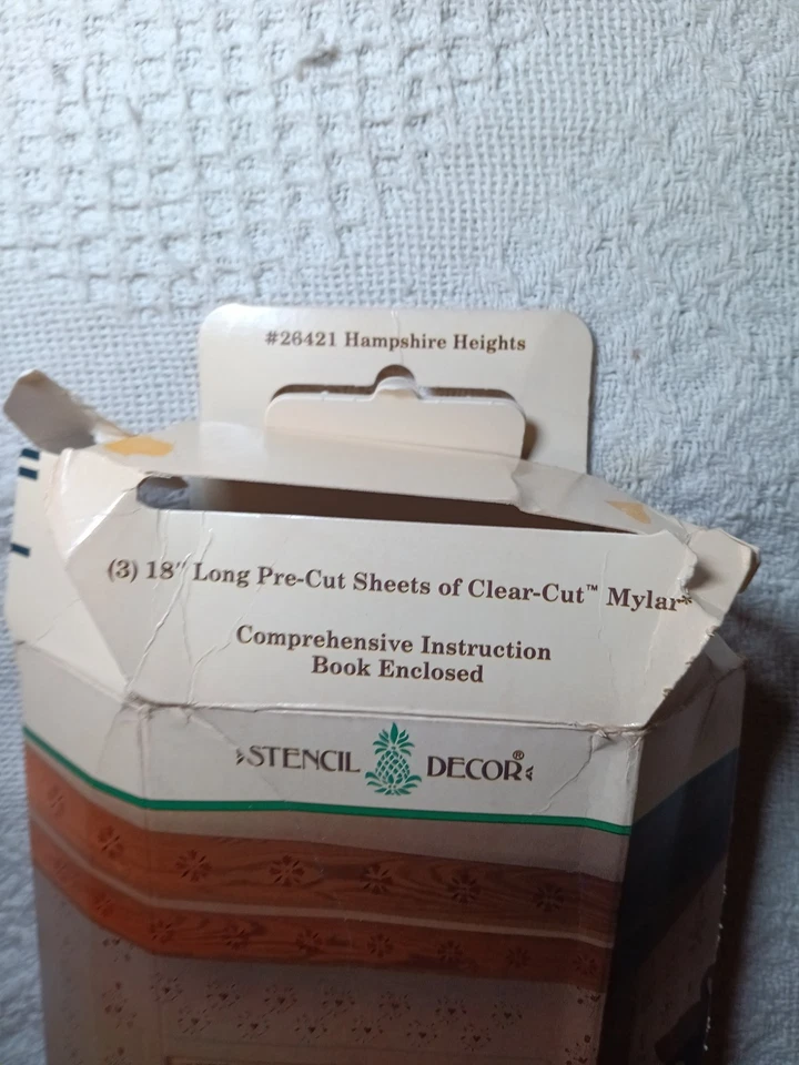 VTG Country English Collection Stencil Decor Pre Cut Wall Border Hampshire Heigh - Image 3 of 4