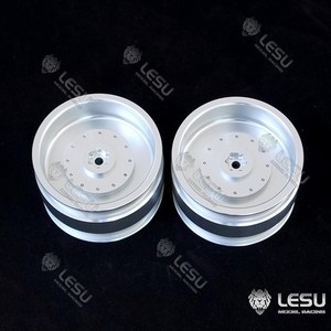 LESU Rear Metal Wheel Hubs for 1:16 Scale RC Walking Tractor Dumper Truck Model