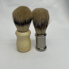 SURREY Deluxe Natural Boar Bristle Shaving Brush  34014 White Handle Plus One