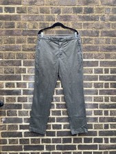 Męskie spodnie Uniqlo Chino Rozmiar 32 Medium Zielone Bawełniane Biuro Smart Used 