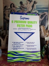 Vintage Old Aquarium Supreme Brand Premium Quality 1 Box - 6 Lot Filter Pads