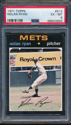 1971 Topps 513 Nolan Ryan PSA 6 EX-MT - 48643993