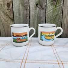 Villeroy Boch Design Naif Coffee Mugs Cups Set Of 2