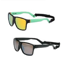 Sea-Doo Sand Polarized Floating Sunglasses Silver Black / Indigo Orange