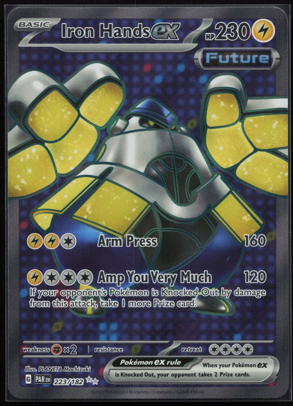 Iron Hands ex 2023 Scarlet & Violet: Paradox Rift #223/182 Ultra Rare Price  Guide - Sports Card Investor