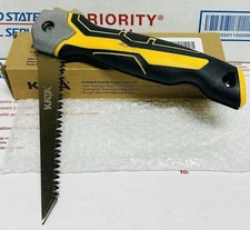 KATA Folding Jab Saw/Drywall Saw, Sheetrock Saw with Soft Grip Handle, Hand Saw