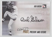 2013 ITG Past Present and Future Auto Bob Gibson #PPF-BG1 Auto HOF 4f5