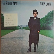Elton John A Single Man Vinyl Record LP VG/VG TRAIN1 1978