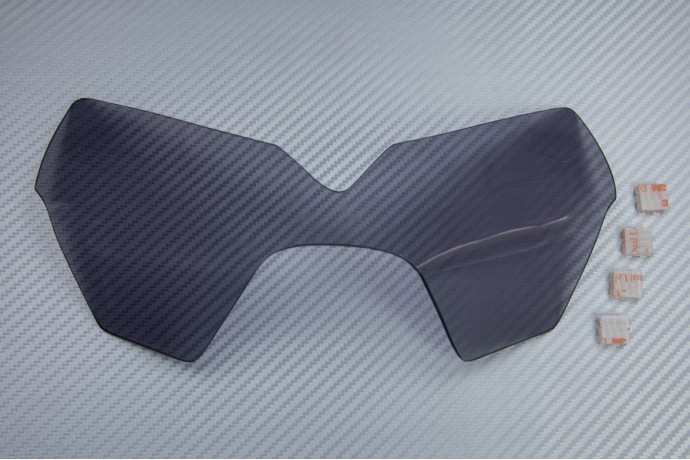Cache phare avant pour Kawasaki Z400 ER400D protection de masque en ABS noir 2019-2021
