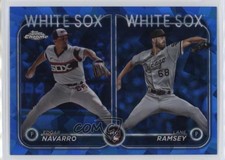 2024 Chrome Update Sapphire Edition Rookie Combo Lane Ramsey Edgar Navarro 0y59