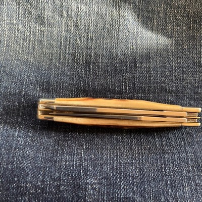 2008 CASE XX 5207 SS Stag Mini Trapper Pocket Knife | eBay