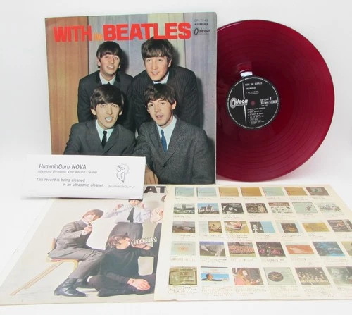 The Beatles With The Beatles Japan Red Vinyl Insert Booklet LP EX OP7549 S1945