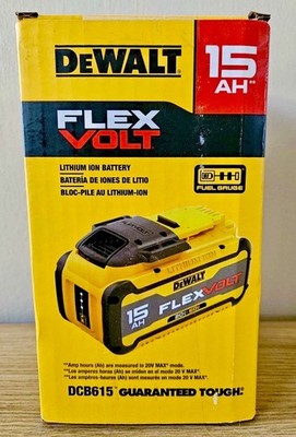 **NEW** 2026 DEWALT 15AH FLEXVOLT 20V/60V  BATTERY GENUINE (DCB615)