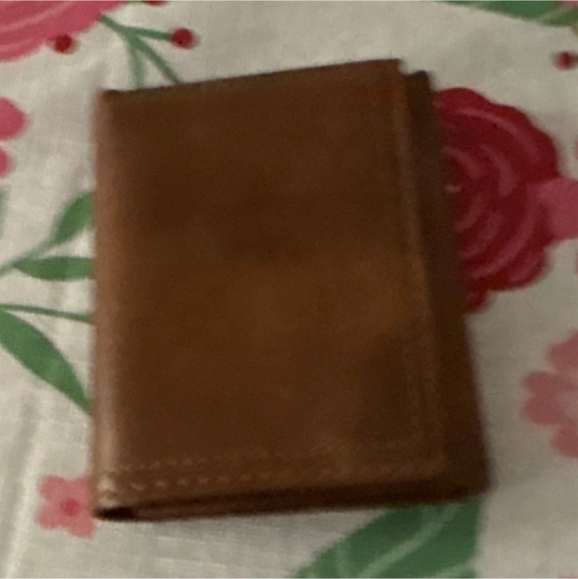 Brown Bifold Wallet for Men Solid Pattern Stylish… - image 1