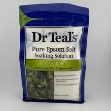 Dr Teal's Pure Epsom Salt Relax Relief Eucalyptus Spearmint 3 lb