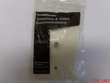 Qty 3: Pass Seymour TPCATV-LA "F" Type Coax Connector Jack 1 Gang Wall Plate