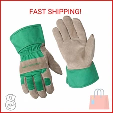 Wells Lamont Kids Gardening Gloves – Durable Puncture & Abrasion-Resistant Cowhi