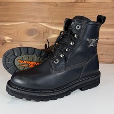 Harley Davidson Motorcycle Boots Mens 9 Black Leather 95145 Vintage Y2K