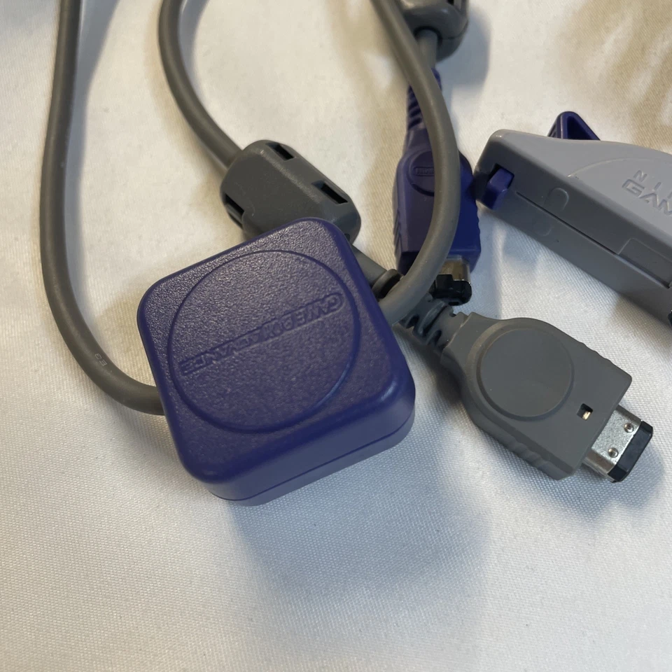 OEM Nintendo GameCube Link Cables DOL-011 + AGB-005 For GameBoy Advance Tested! - Image 2 of 4