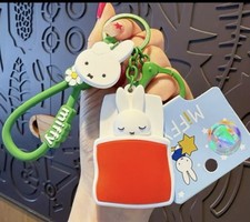   New Original Genuine Miffy Goodnight Keychain with Strap Fast Shipping 