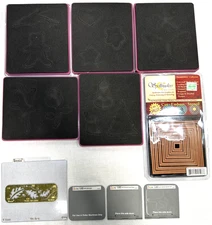 Misc LOT Metal Sizzix Spellbinders Stencil Dies Various Brands & Designs