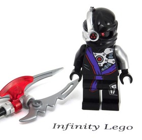 LEGO Nindroid Warrior Minifigure Ninjago with Weapon 70723 70724 70728