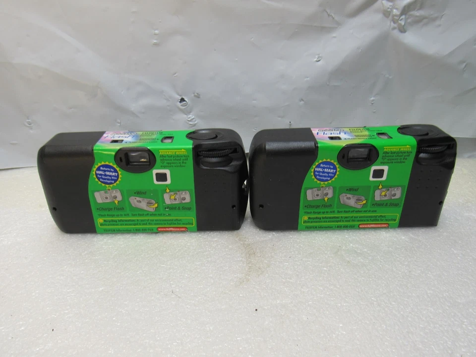 2 Vintage FUJIFILM QuickSnap Flash Camera 54 Exposure New Exp 2015 2016 (V56M) - Image 4 of 4