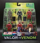 GI Joe 2004 Valor Vs Venom Crimson Guard Force Figure Set Sealed On Card
