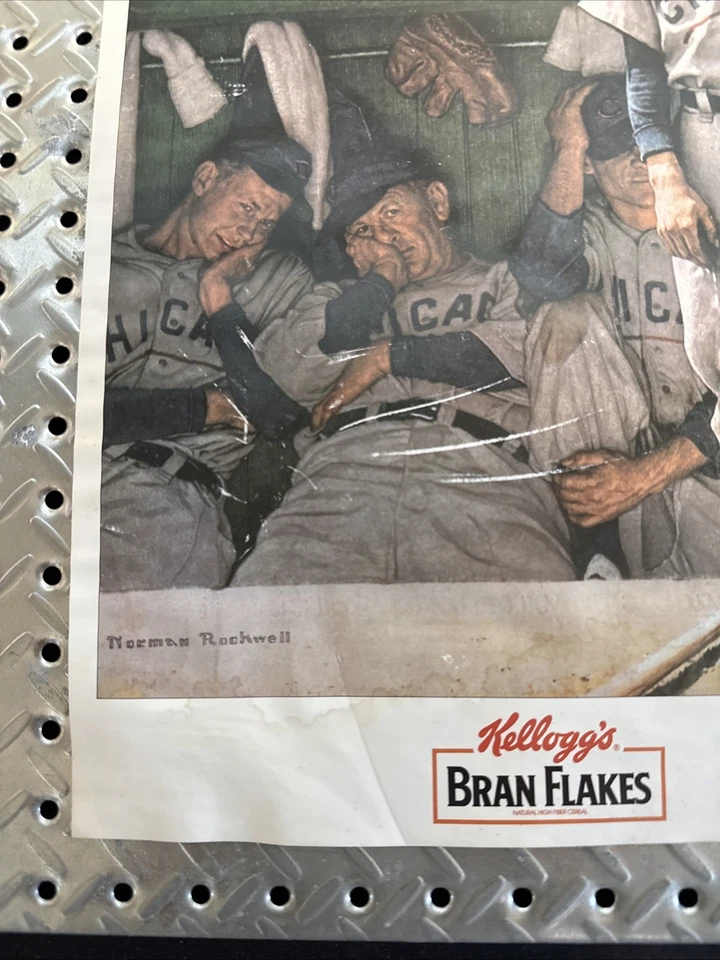 1991 Kellogg's Bran Flakes - Baseball Poster 12” x 16” - Image 2 of 4