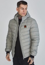 Image of SikSilk Mens Grey Bubble Jacket Large