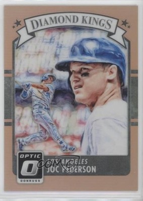 2016 Panini Donruss Optic Diamond Kings Orange 134/199 Joc Pederson #14 9o3