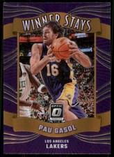 2023-24 Donruss Optic #7 Pau Gasol Winner Stays Purple