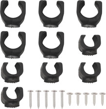 10-Pack Universal Flashlight Mounting Brackets Clip Set with Screws Truck Car