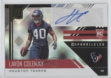 2018 Panini Unparalleled Rookie Signatures Lavon Coleman #269 Auto m5e