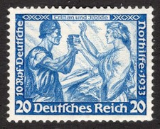 GERMANY SC-B55a, 1933, VF+ MH*, Perf 13.5x14 cv $135.00  *Bay Stamps*