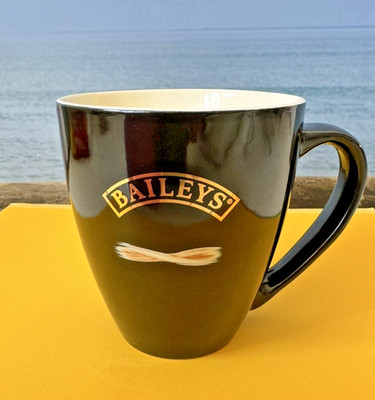 Sammlerstück Keramik Kaffee Tee Becher Baileys Irish Cream - schwarze Farbe Becher Z