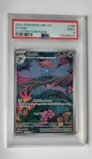 Gloom 198/197 Sv03: 2023 Obsidian Flames Illustration Rare Holo PSA 9 NM-MT