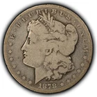 1878-CC $1 Morgan Silver Dollar - Authentic VG Key Date Carson City - SKU-B5881