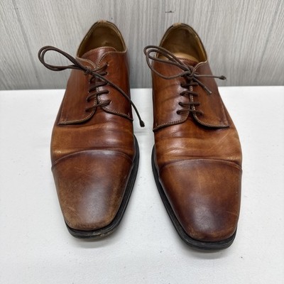 Magnanni Saffron Cuero Leather Cap Toe Oxford Derby Dress  display picture 3