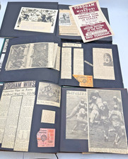 Vtg 1940s Fordham Football Vince Lombardi 3 Books Ticket Stubs RARE Collection