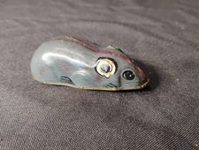 Vintage Tin Litho Friction Toy TT Made in Japan Gray Rat Mouse
