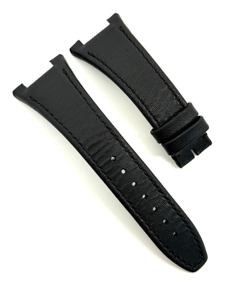 IWC レザーベルト 19mm ブラック　used IWC Ingenieur 29mm x 18mm Black Leather Watch Strap Band A26853