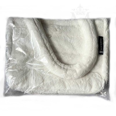 Sac Fourre-tout Sephora Collection – Toile Beige/blanc Motif Fleur (neuf Sous Blister)